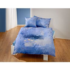 Literie imprimé floral et pluie d'or – 65x65 cm