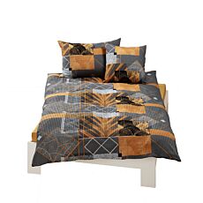 Linge de lit élégant avec design de feuilles