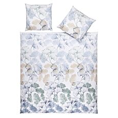 Linge de lit raffiné avec feuilles de ginkgo