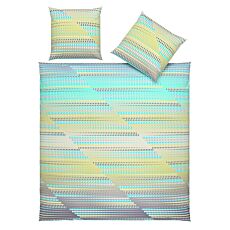 Linge de lit à motif linéaire