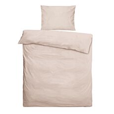 Linge de lit en laine flanelle, aspect uni