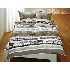 Linge de lit au charme douillet des Alpes