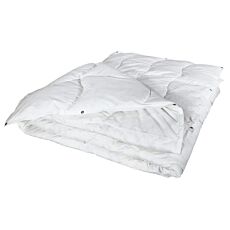 4-Jahreszeiten Karo-Duvet mit Entendaunen