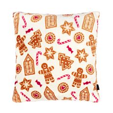 Coussin déco avec imprimé festif