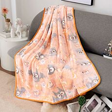 Couverture polaire Chauves-souris & Citrouilles