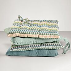 Coussin de siège design géométrique