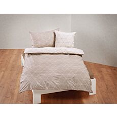 Linge de lit double face à motifs rayés