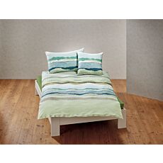 Bettwäsche mit Wellenmuster