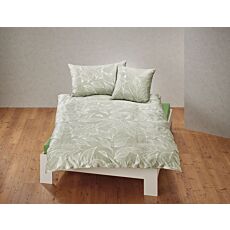 Linge de lit design feuillage délicat