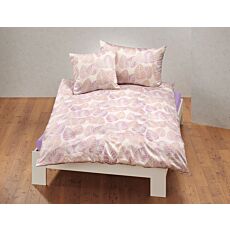 Linge de lit au motif de feuilles frais