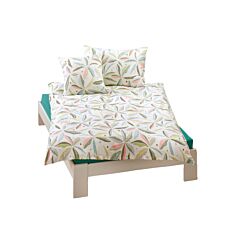 Bettwäsche mit Palmenmuster