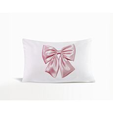 Housse de coussin au design élégant de nœud