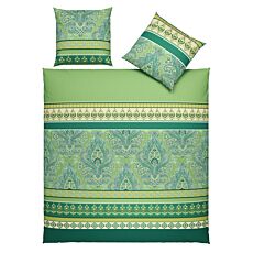 Bettwäsche mit Paisleymuster und Streifen