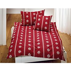 Bettwäsche mit traditionellem Edelweiss-Design