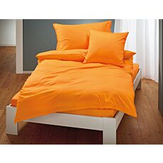 Parure de lit en satin avec passepoil