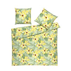 Seersucker-Bettwäsche mit Blütenmuster