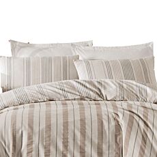 Linge de lit avec motif rayé classique