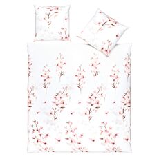 Linge de lit aux branches fleuries romantiques