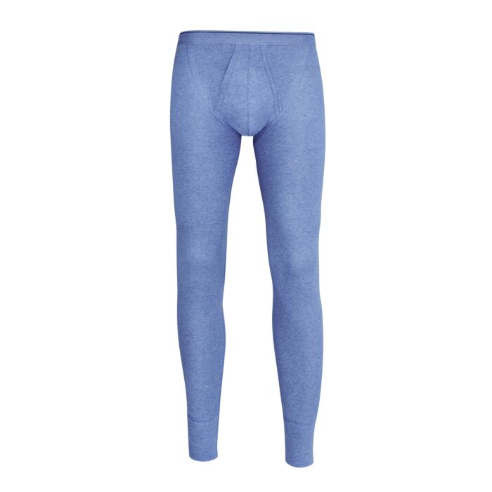 ISA Caleçon long pour homme, avec ouverture