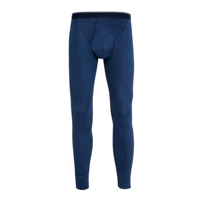 ISA Caleçon long pour homme, avec ouverture