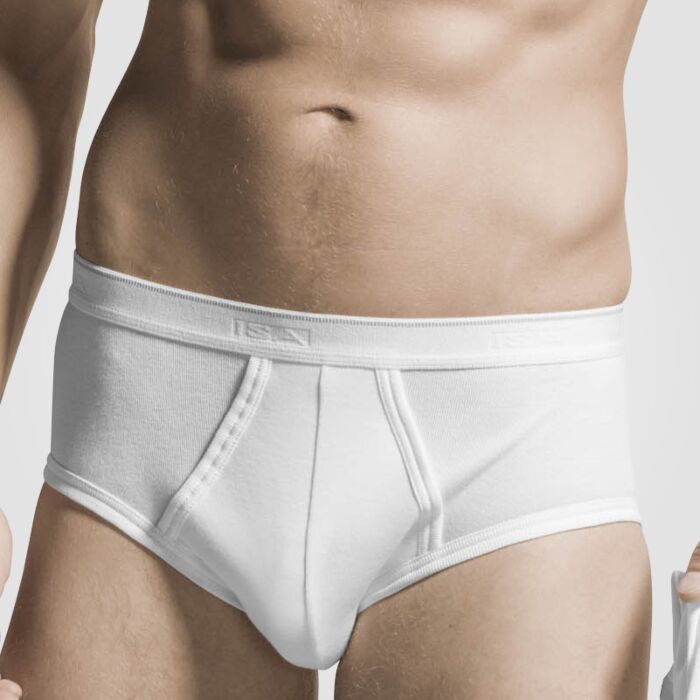 ISA Slip pour homme encotton, avec ouverture