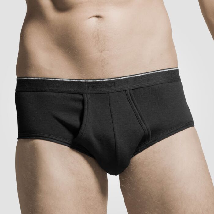 ISA Slip pour homme encotton, avec ouverture