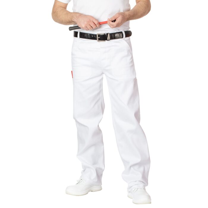 Orix Pantalon de peintre et plâtrier, blanc