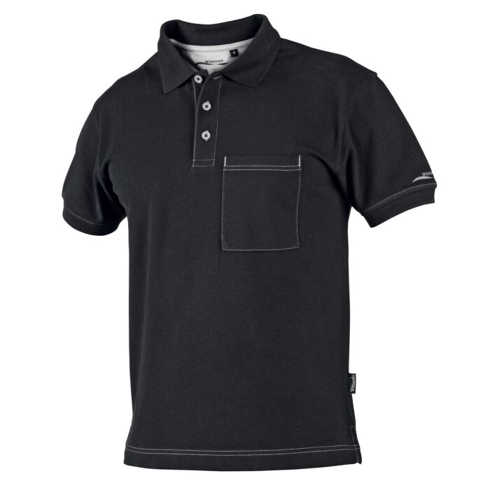 Wikland Polo-Shirt, elastische Ripp-Abschlüsse