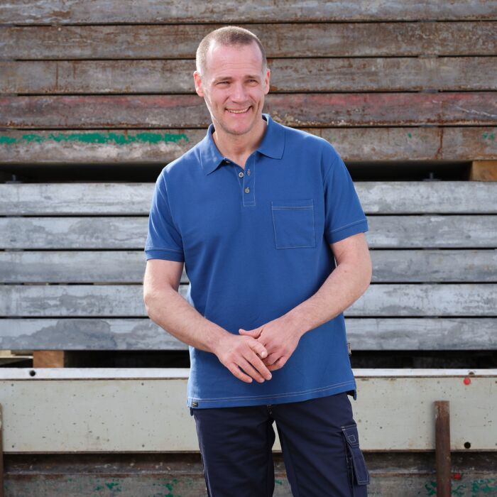 Wikland Polo-Shirt, elastische Ripp-Abschlüsse
