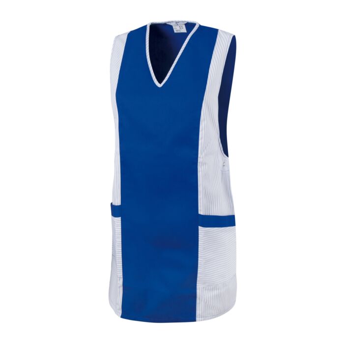 Blouse de travail à fermeture sur le côté, 65% polyester