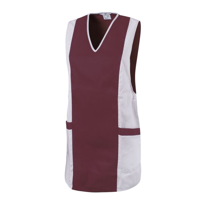 Blouse de travail à fermeture sur le côté, 65% polyester