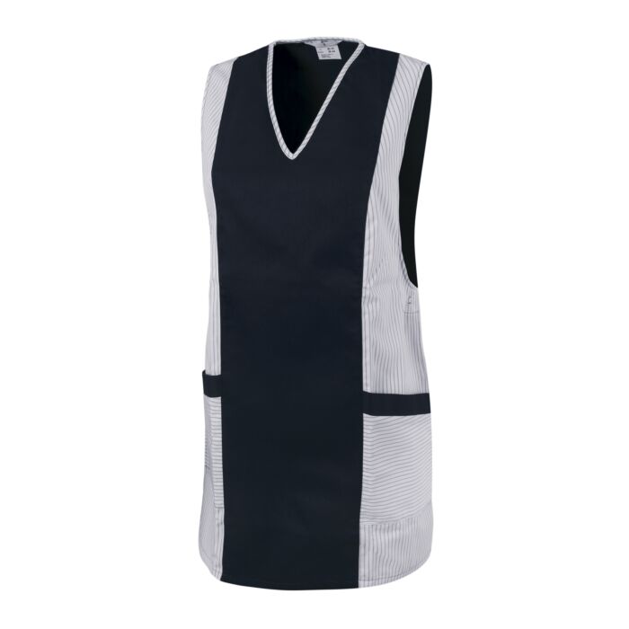 Blouse de travail à fermeture sur le côté, 65% polyester