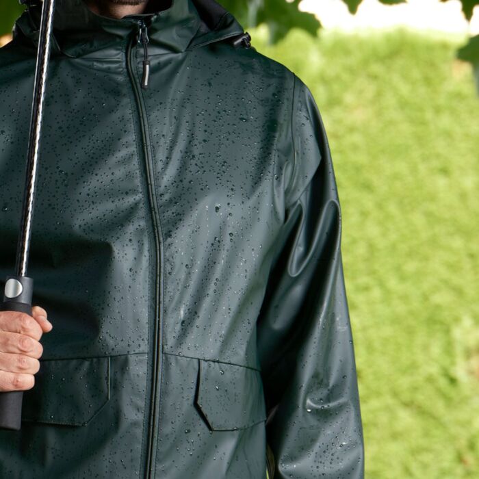 HELLY HANSEN Veste de pluie «Voss», avec capuchon escamotable