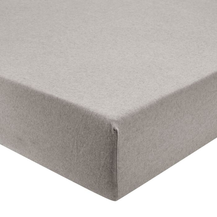 Drap-housse en flanelle avec effet chiné