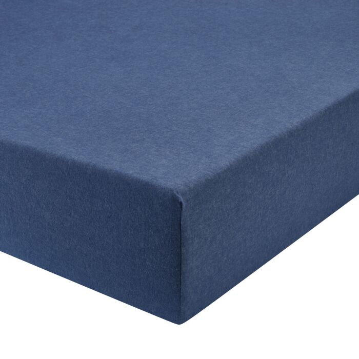 Drap-housse en flanelle avec effet chiné