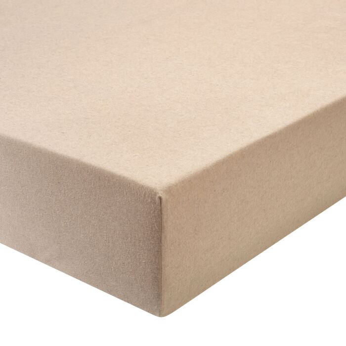 Drap-housse en flanelle avec effet chiné