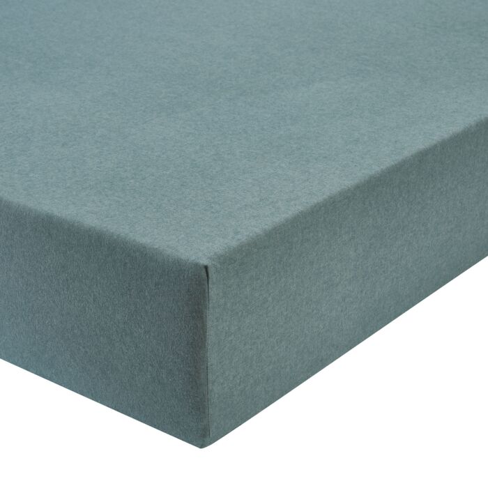 Drap-housse en flanelle avec effet chiné