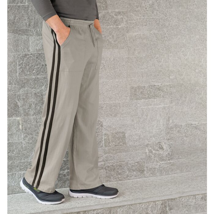 ARTIME Herren-Freizeithose, bequemer Elastbund