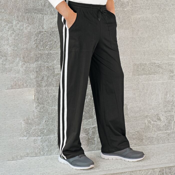 ARTIME Herren-Freizeithose, bequemer Elastbund