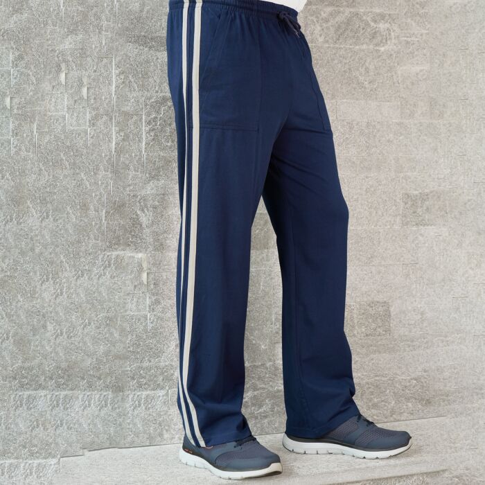 ARTIME Herren-Freizeithose, bequemer Elastbund