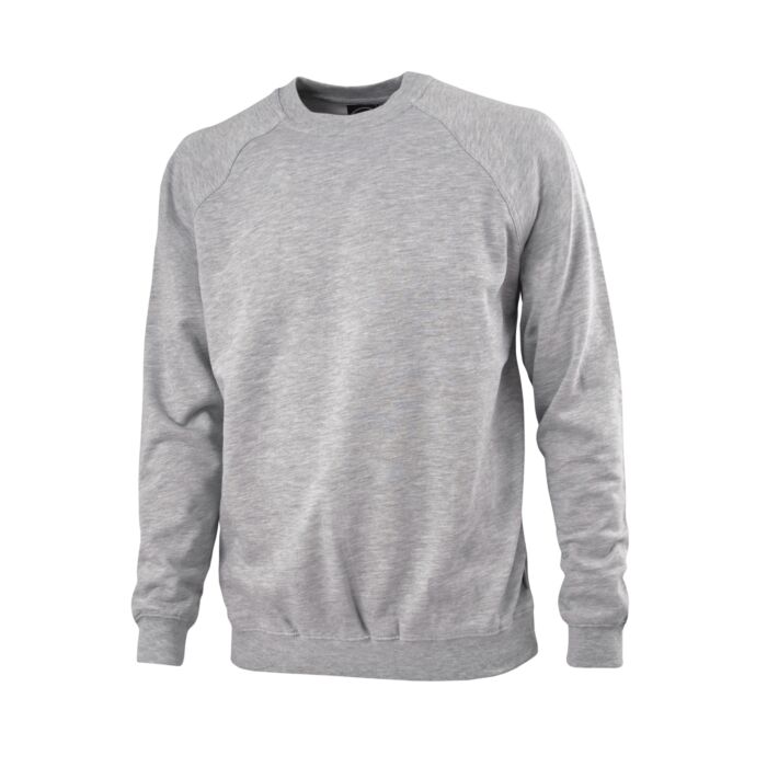 Unisex-Sweatshirt mit Bündchen, innen geraut