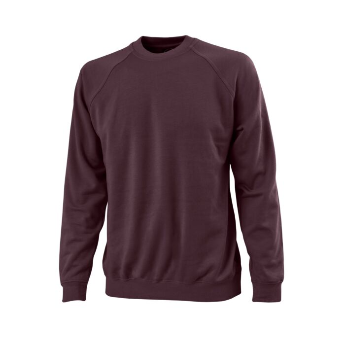 Unisex-Sweatshirt mit Bündchen, innen geraut