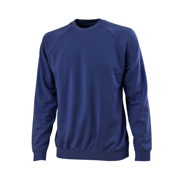 Unisex-Sweatshirt mit Bündchen, innen geraut