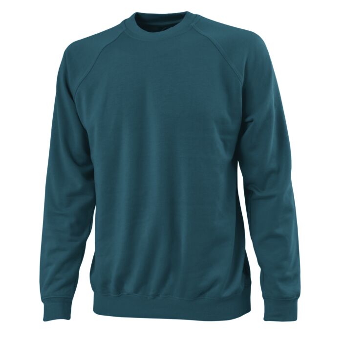 Unisex-Sweatshirt mit Bündchen, innen geraut