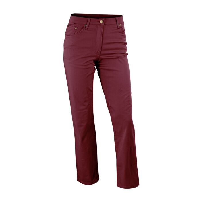 Beverly Jeans 5 poches, stretch , bordeaux