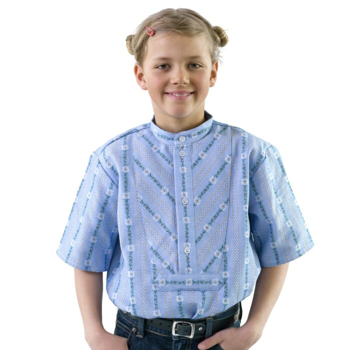 Edelweisshemd für Kinder, Flanell