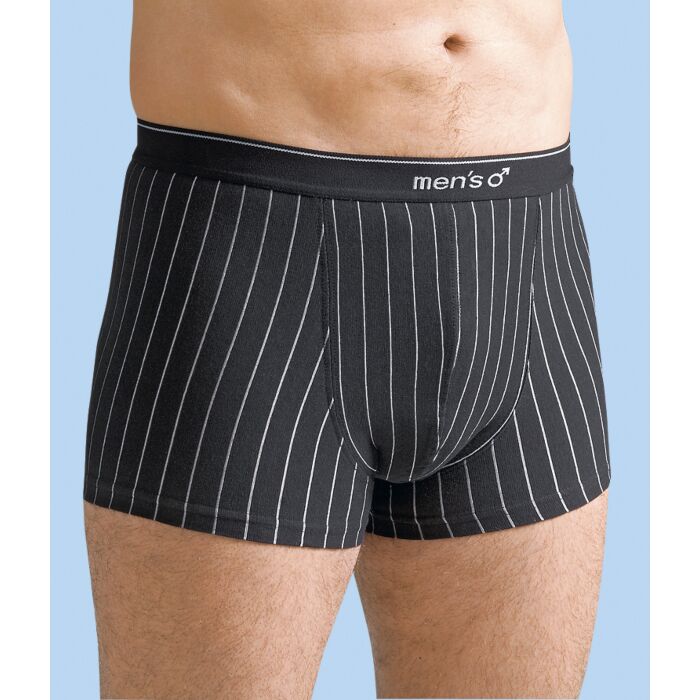 Herren Pantys mit Nadelstreifen, im Duo-Pack