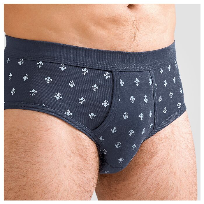 Herren-Slip im 3er-Pack, bequemer Bund