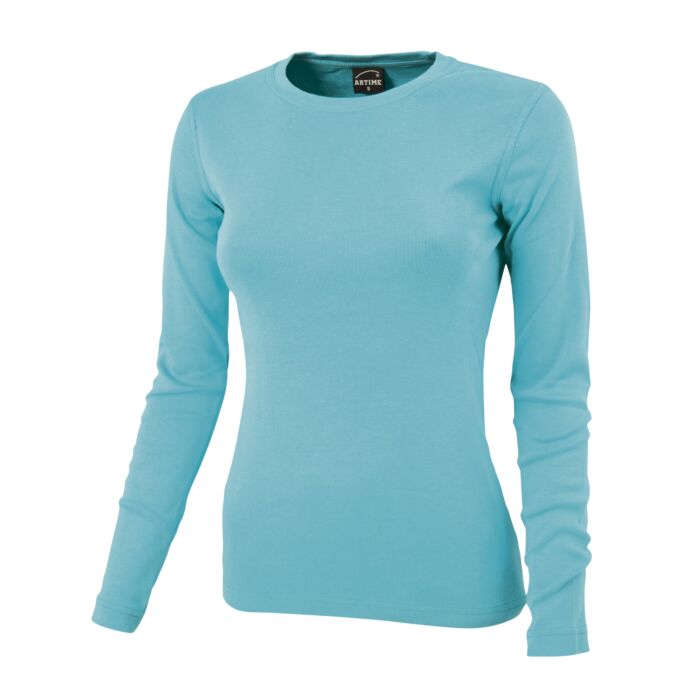 ARTIME Langarm Rundhals-Shirt