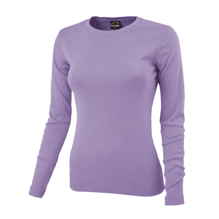ARTIME Langarm Rundhals-Shirt